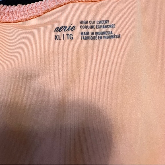 Aerie Orange High Cut Bikini Bottom XL NWT - Picture 3 of 7